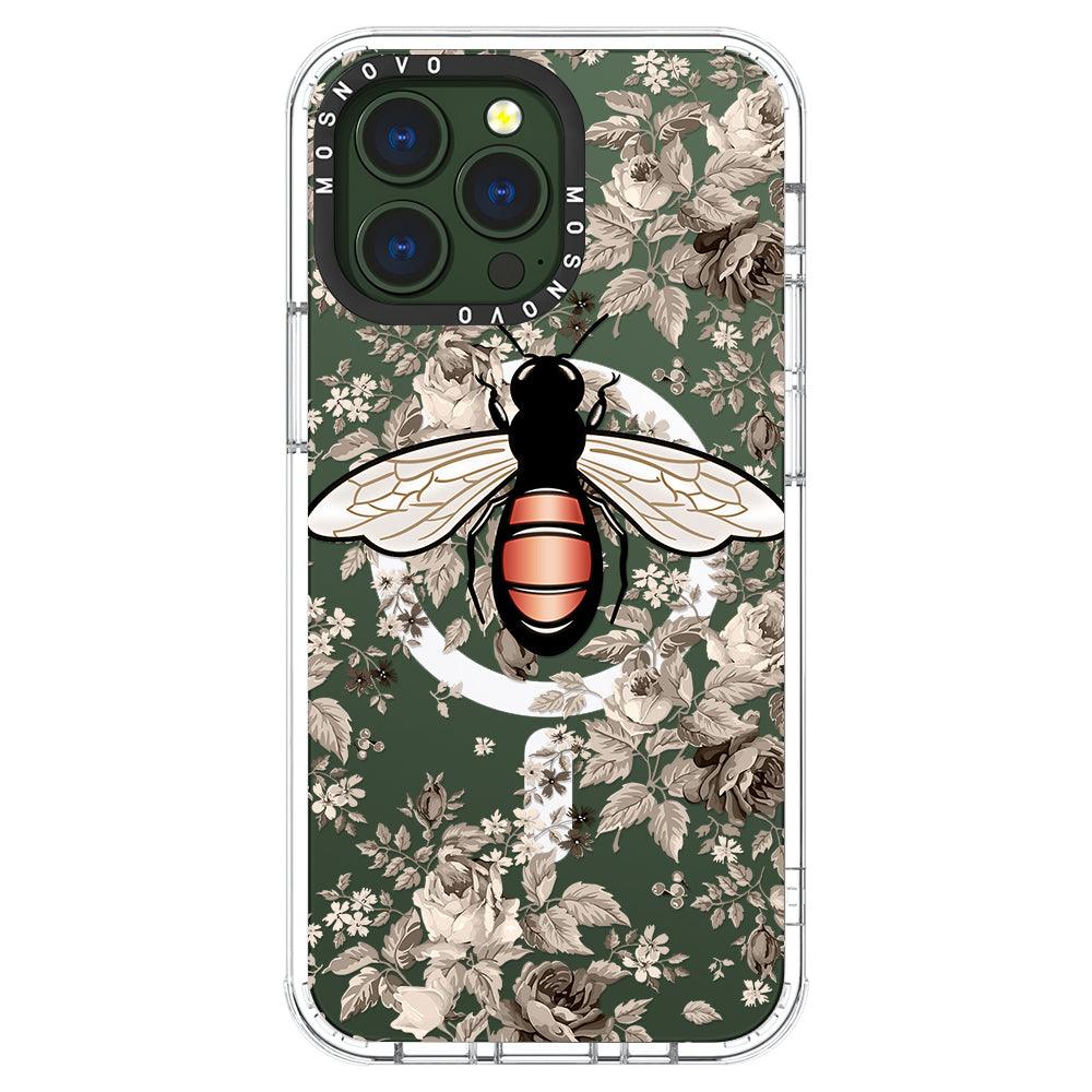Vintage Bee Phone Case - iPhone 13 Pro Case - MOSNOVO
