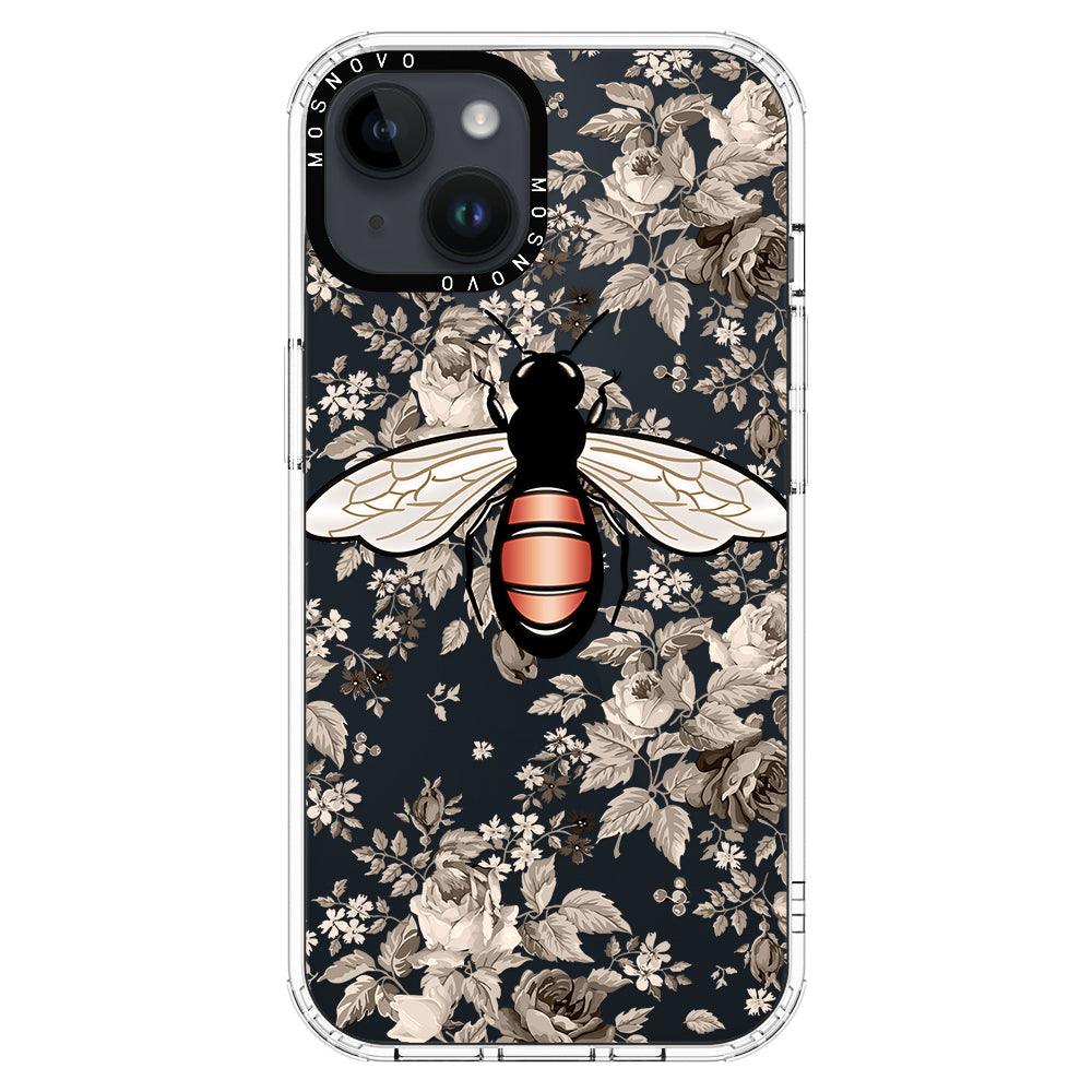 Vintage Bee Phone Case - iPhone 14 Plus Case - MOSNOVO
