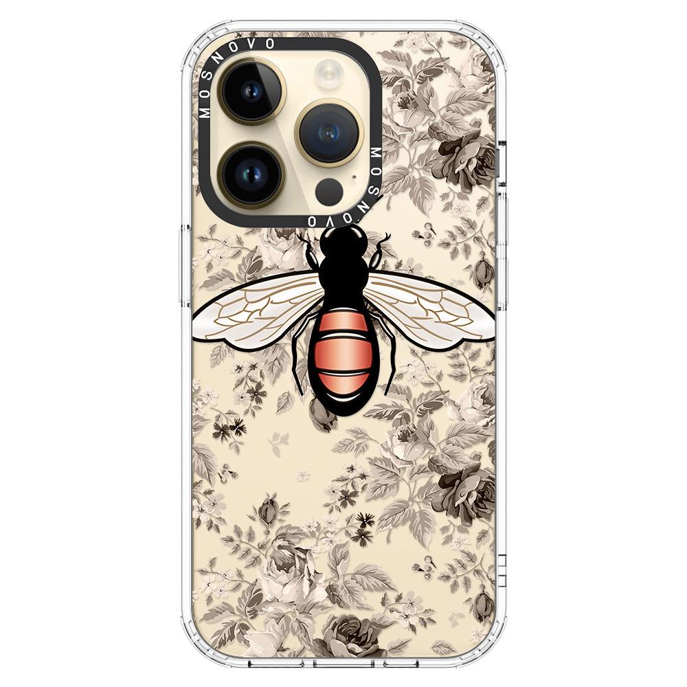 Vintage Bee Phone Case - iPhone 14 Pro Case - MOSNOVO