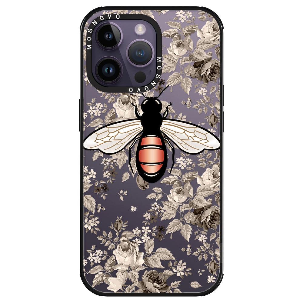 Vintage Bee Phone Case - iPhone 14 Pro Max Case - MOSNOVO