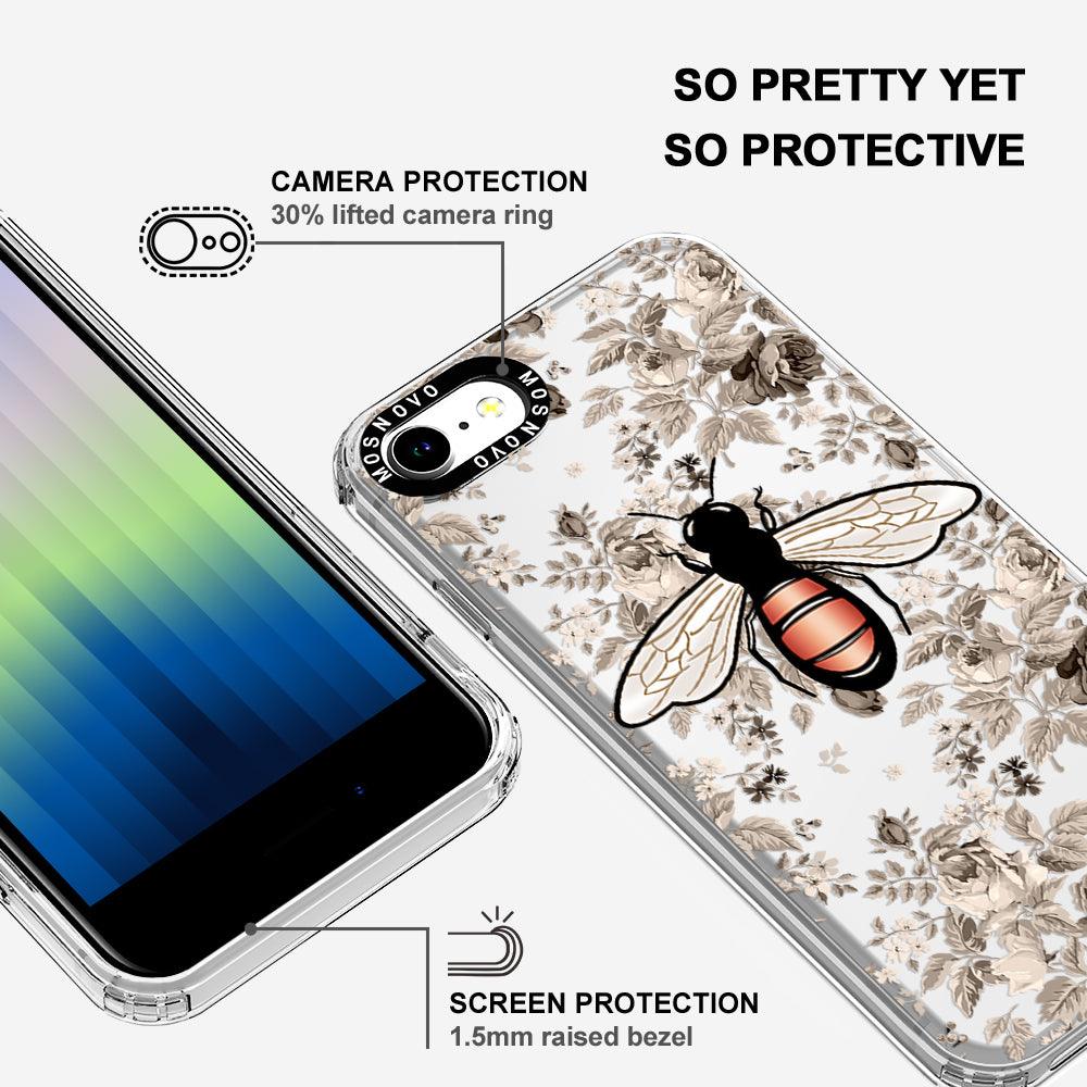 Vintage Bee Phone Case - iPhone SE 2020 Case - MOSNOVO