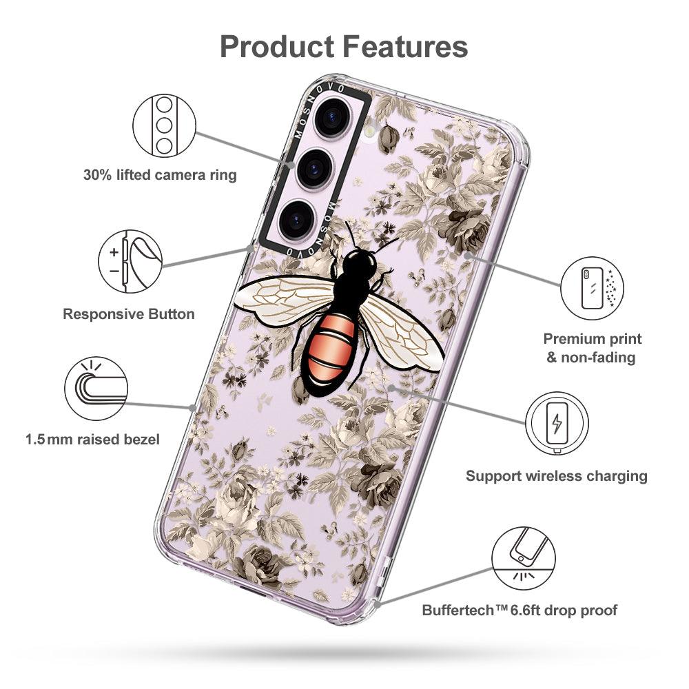 Vintage Bee Phone Case - Samsung Galaxy S23 Plus Case - MOSNOVO