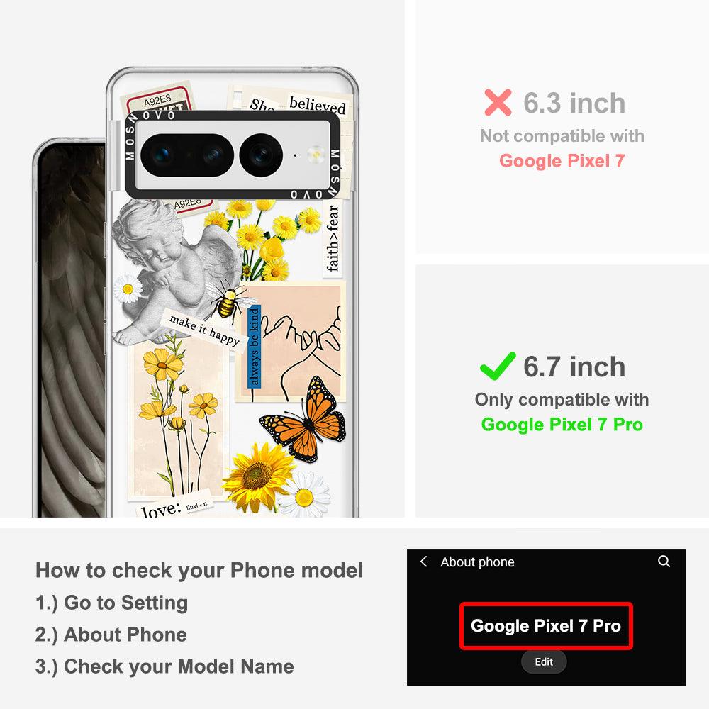 Vintage Collage Art Phone Case - Google Pixel 7 Pro Case - MOSNOVO