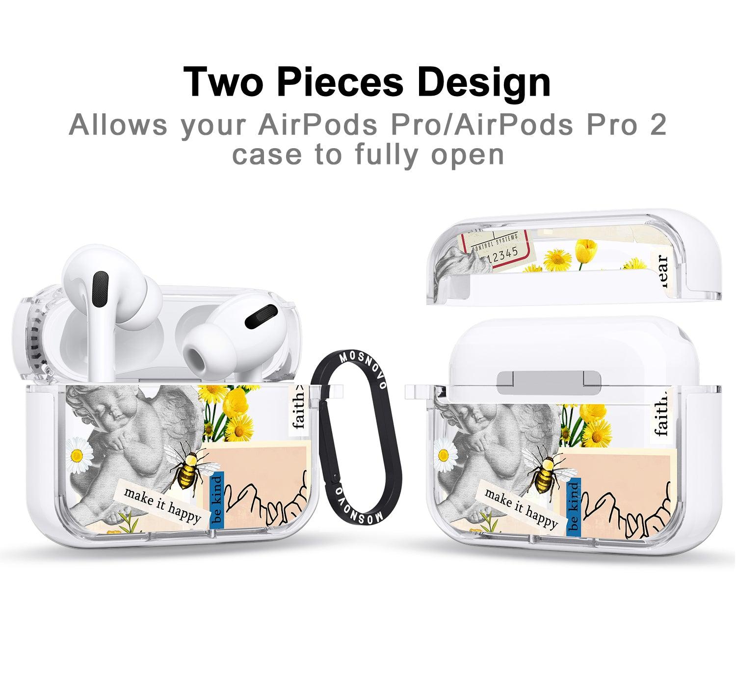 Vintage Collage Sunflower Butterfly AirPods Pro 2 Case (2nd Generation) - MOSNOVO
