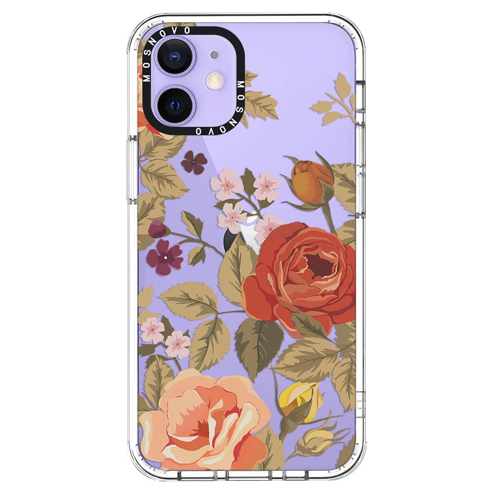 Vintage Roses Phone Case - iPhone 12 Case - MOSNOVO