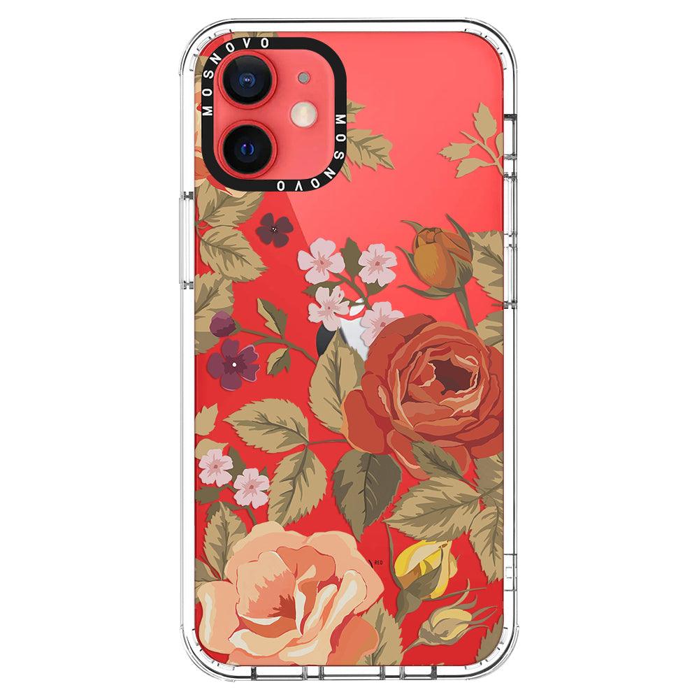 Vintage Roses Phone Case - iPhone 12 Case - MOSNOVO