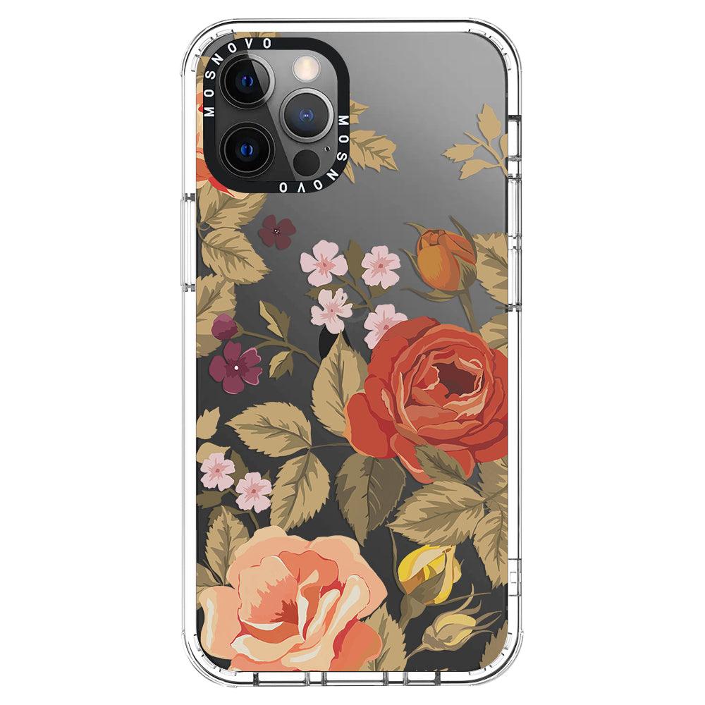 Vintage Roses Phone Case - iPhone 12 Pro Max Case - MOSNOVO