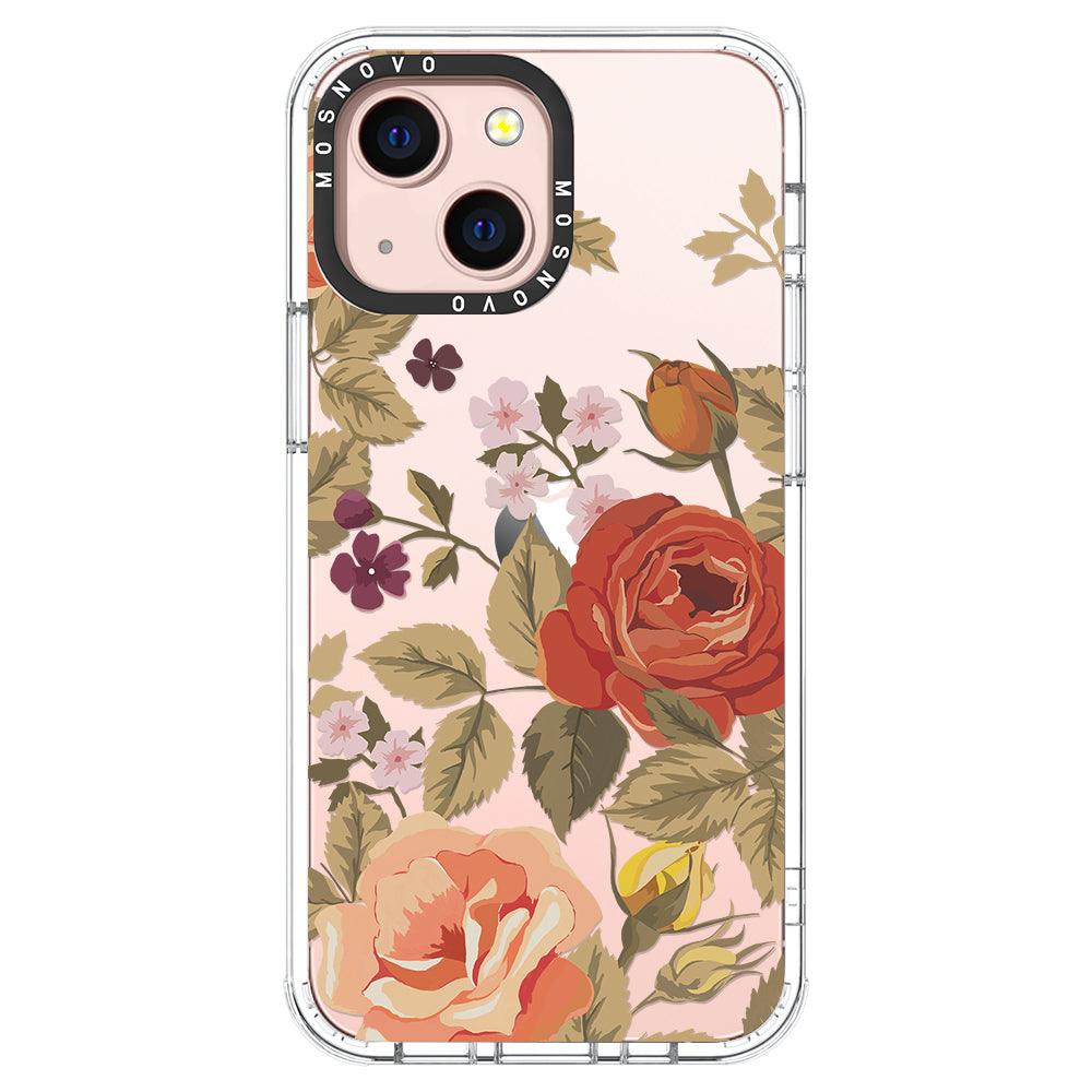 Vintage Roses Phone Case - iPhone 13 Case - MOSNOVO