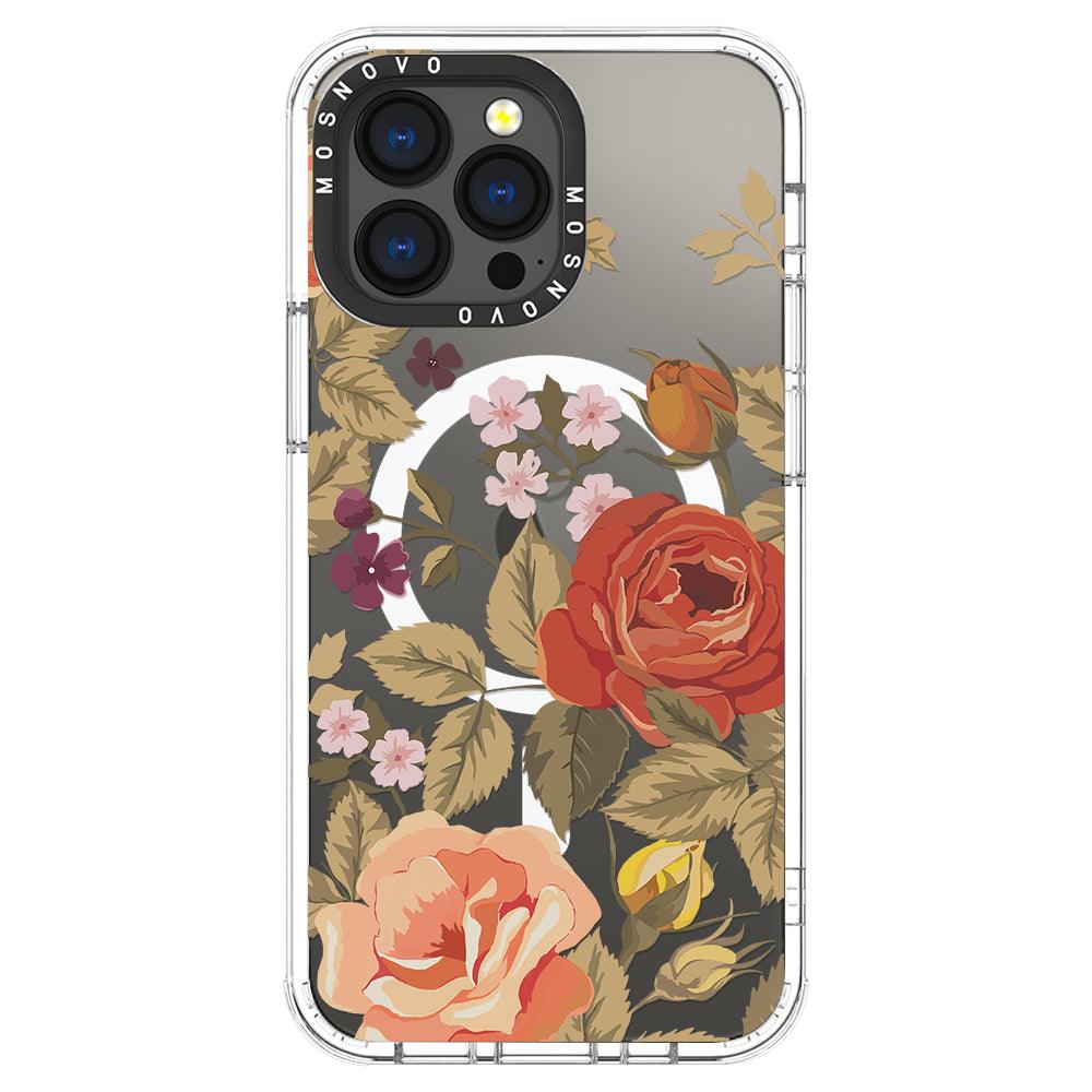 Vintage Roses Phone Case - iPhone 13 Pro Case - MOSNOVO