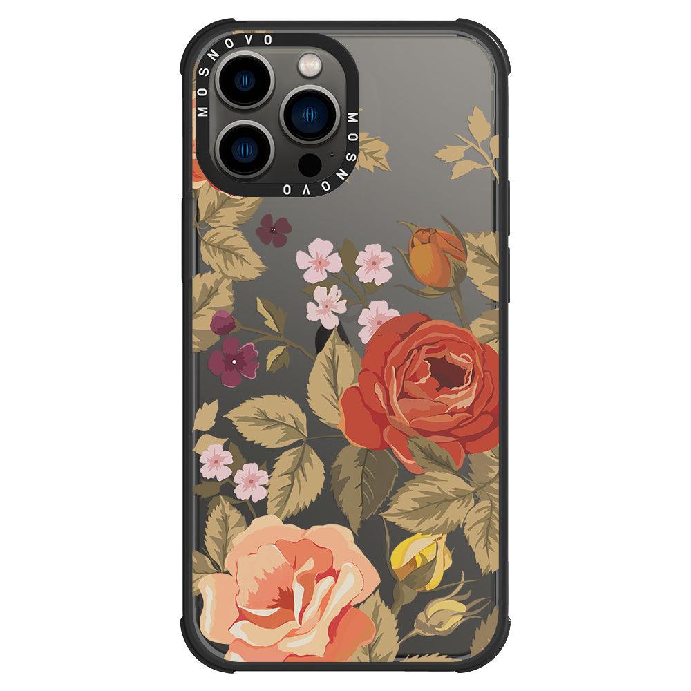 Vintage Roses Phone Case - iPhone 13 Pro Max Case - MOSNOVO