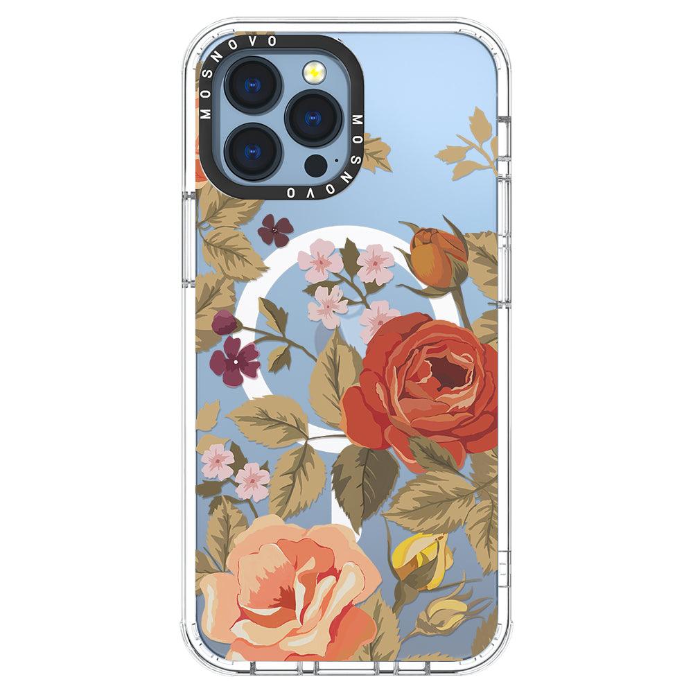 Vintage Roses Phone Case - iPhone 13 Pro Max Case - MOSNOVO