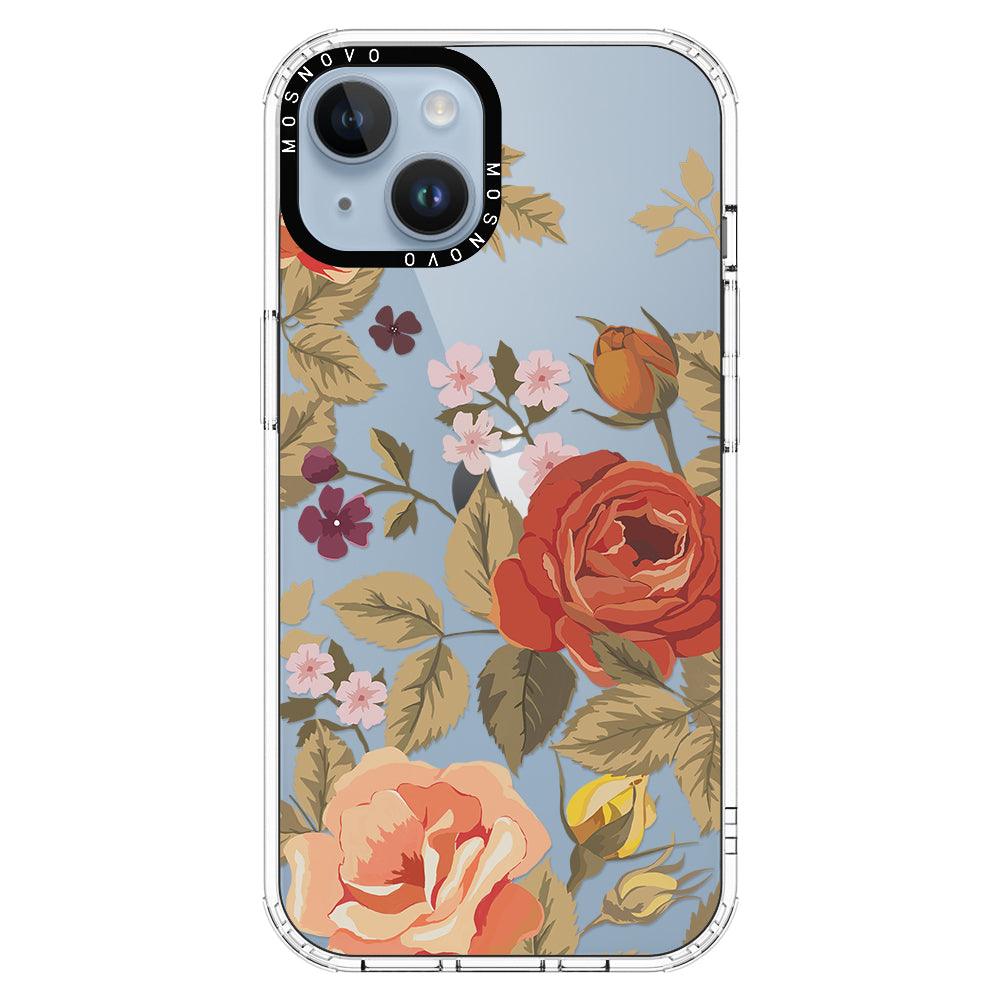 Vintage Roses Phone Case - iPhone 14 Case - MOSNOVO