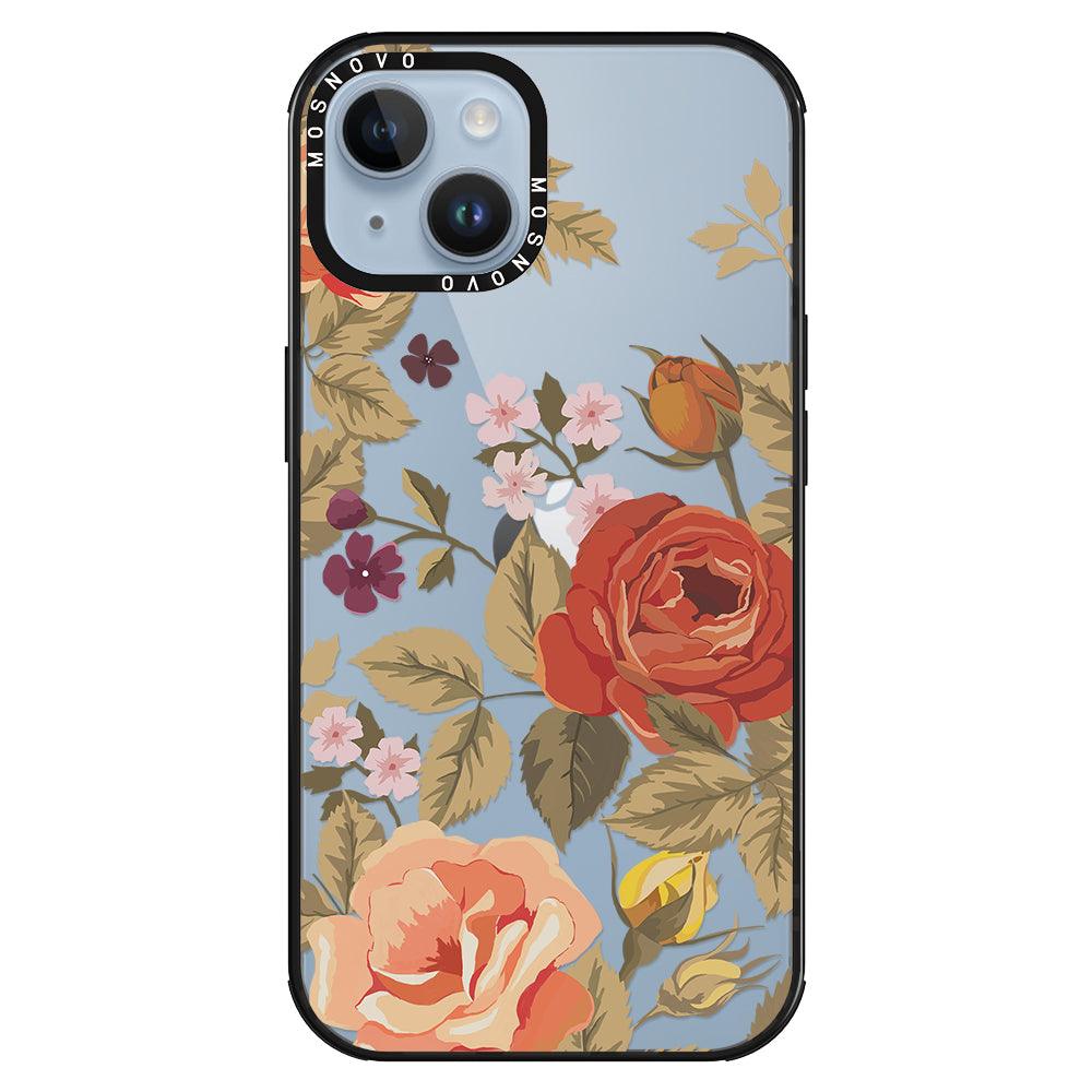 Vintage Roses Phone Case - iPhone 14 Plus Case - MOSNOVO