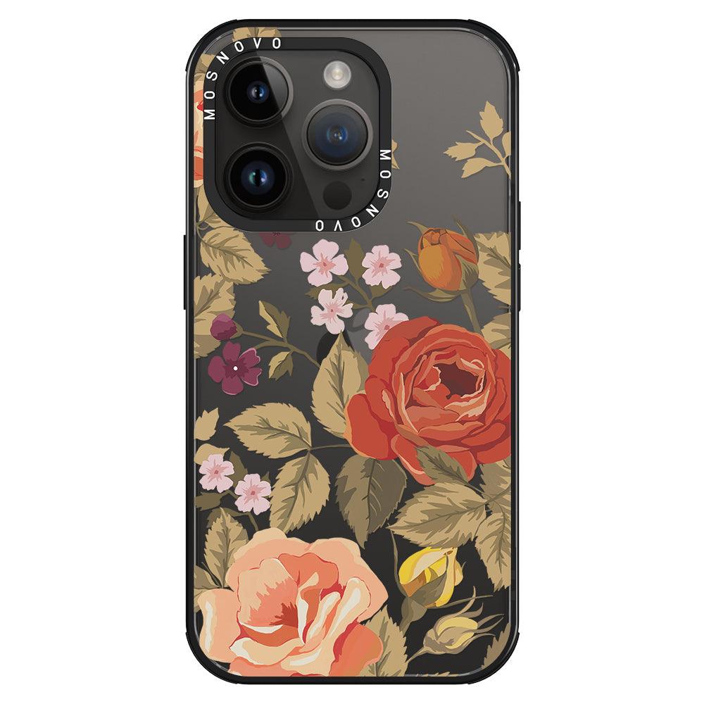 Vintage Roses Phone Case - iPhone 14 Pro Case - MOSNOVO