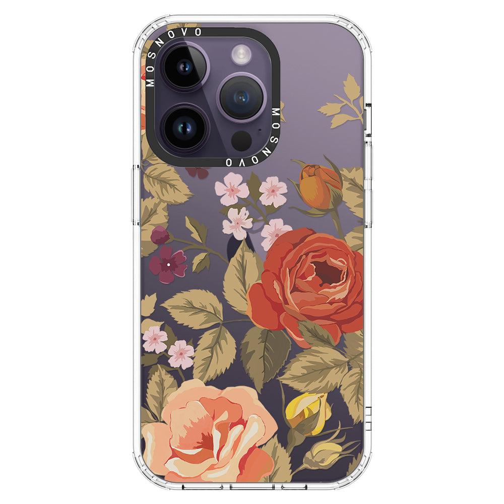Vintage Roses Phone Case - iPhone 14 Pro Case - MOSNOVO