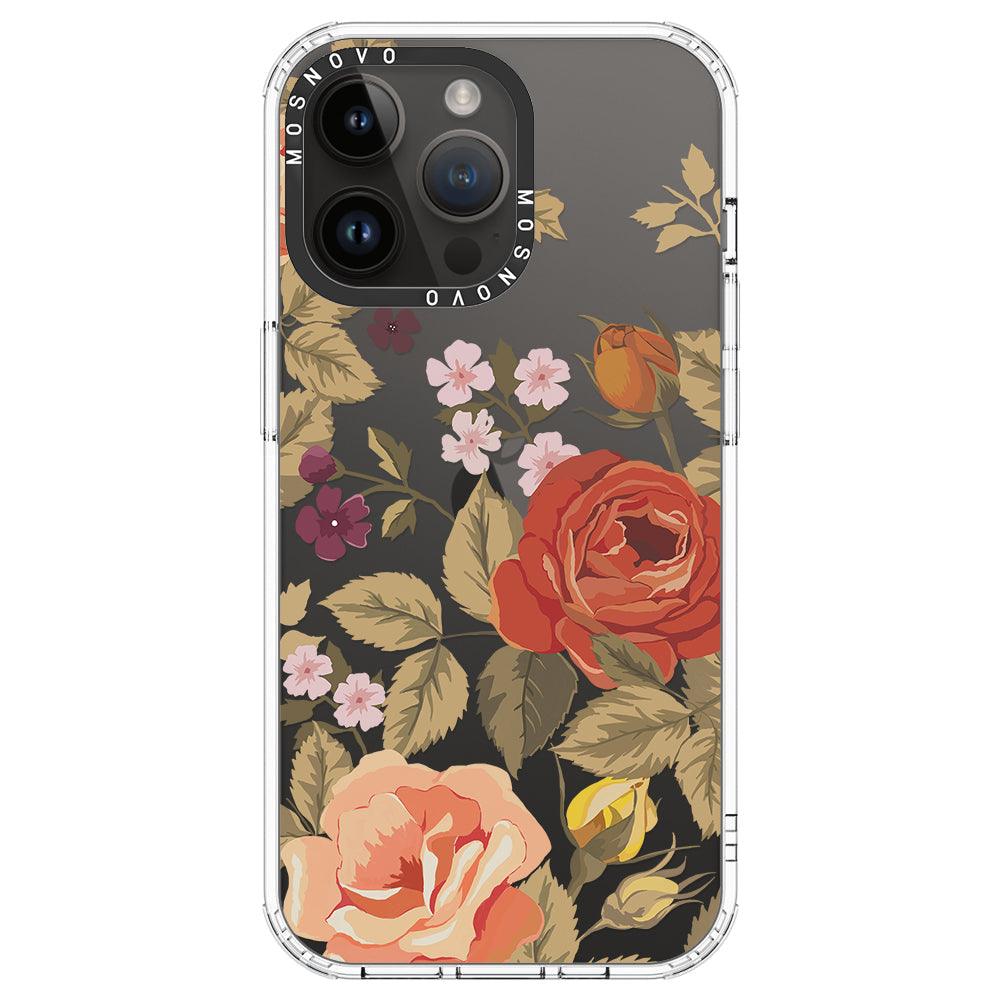 Vintage Roses Phone Case - iPhone 14 Pro Max Case - MOSNOVO