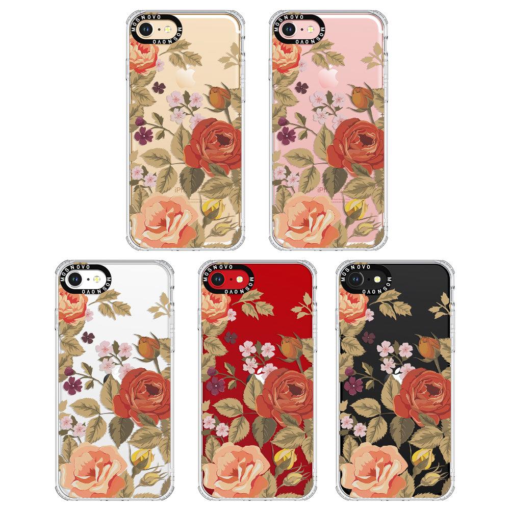 Vintage Roses Phone Case - iPhone 7 Case - MOSNOVO