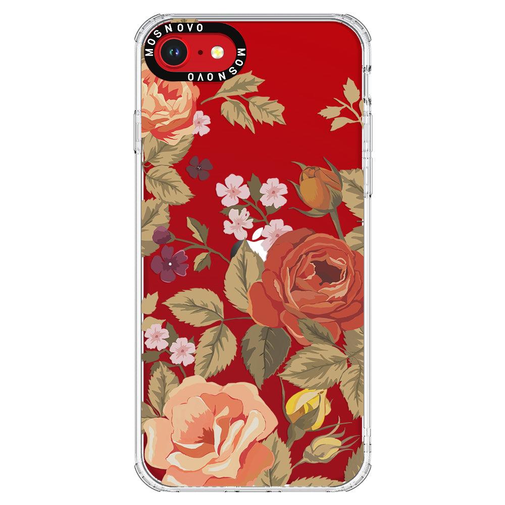 Vintage Roses Phone Case - iPhone SE 2020 Case - MOSNOVO