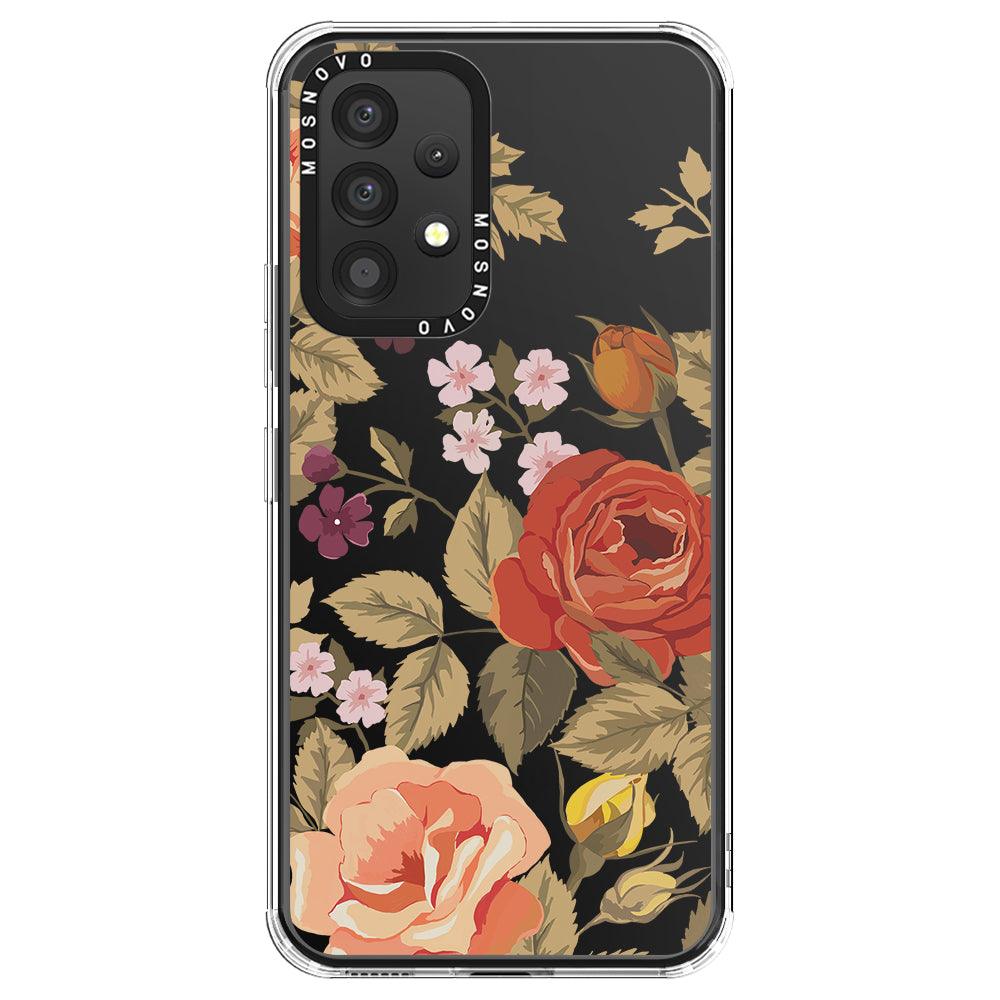 Vintage Roses Phone Case - Samsung Galaxy A53 Case - MOSNOVO
