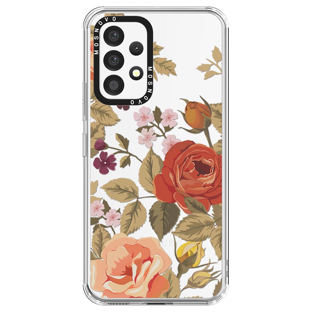 Vintage Roses Phone Case - Samsung Galaxy A53 Case - MOSNOVO