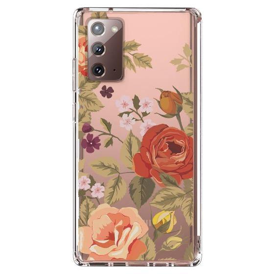 Vintage Roses Phone Case - Samsung Galaxy Note 20 Case - MOSNOVO