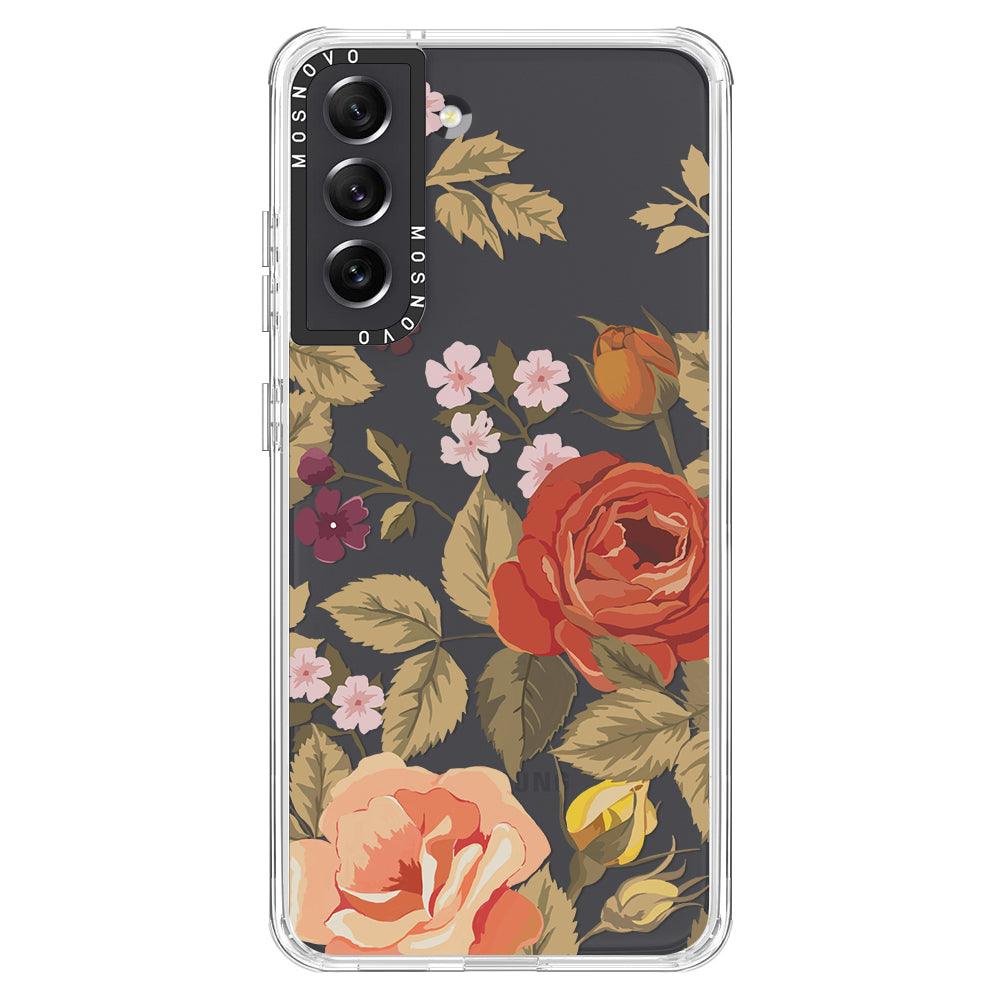 Vintage Roses Phone Case - Samsung Galaxy S21 FE Case - MOSNOVO