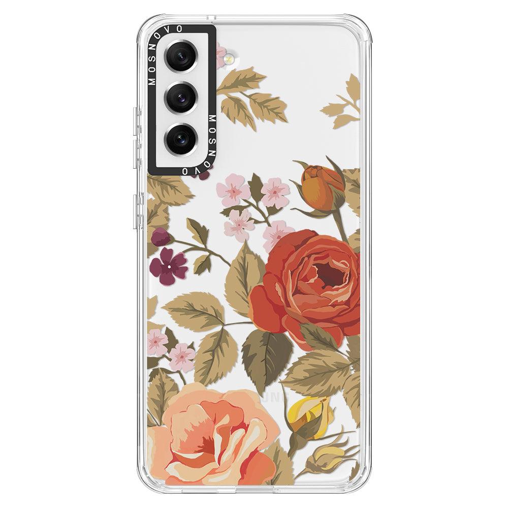 Vintage Roses Phone Case - Samsung Galaxy S21 FE Case - MOSNOVO