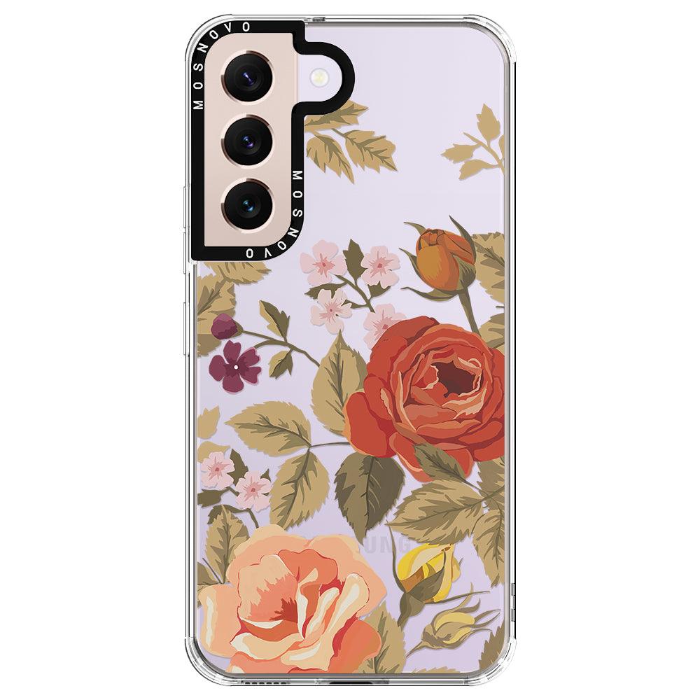 Vintage Roses Phone Case - Samsung Galaxy S22 Case - MOSNOVO