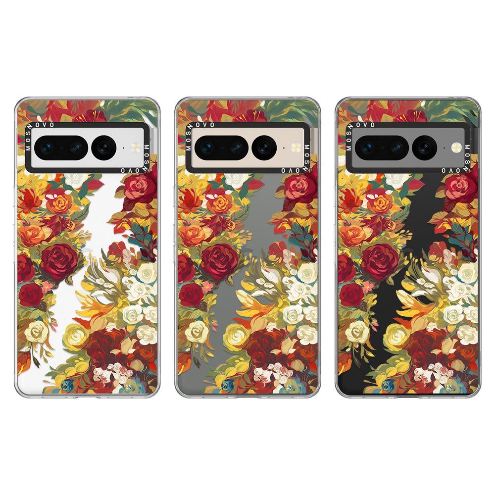 Vintage Flower Garden Phone Case - Google Pixel 7 Pro Case - MOSNOVO