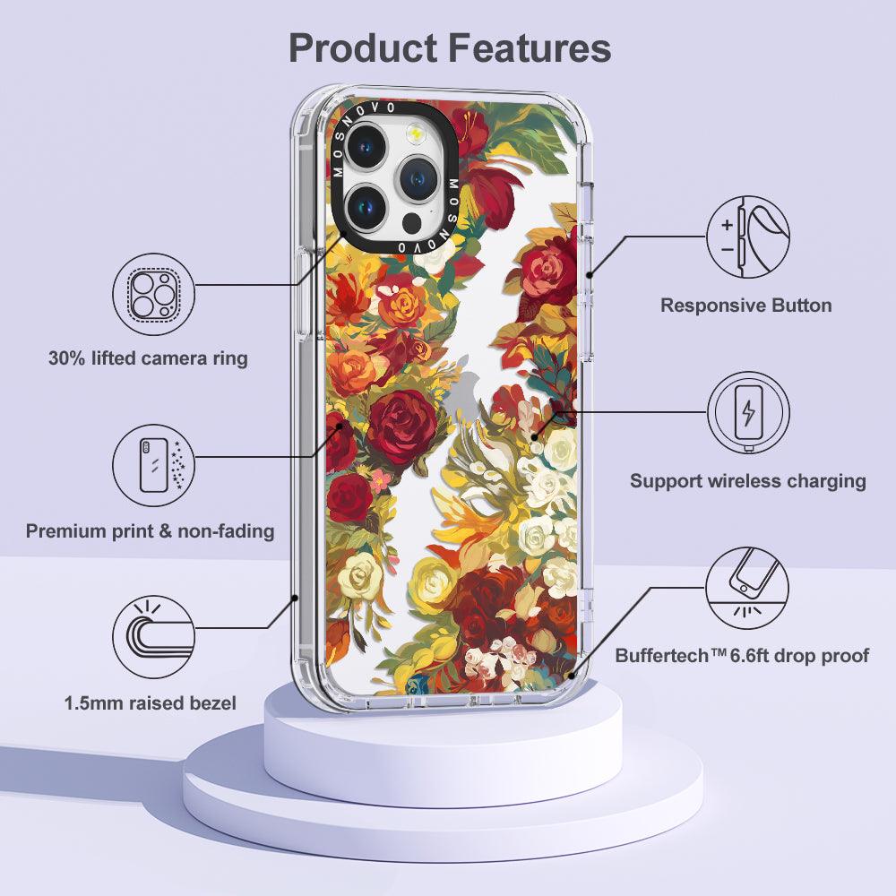 Vintage Flower Garden Phone Case - iPhone 12 Pro Case - MOSNOVO