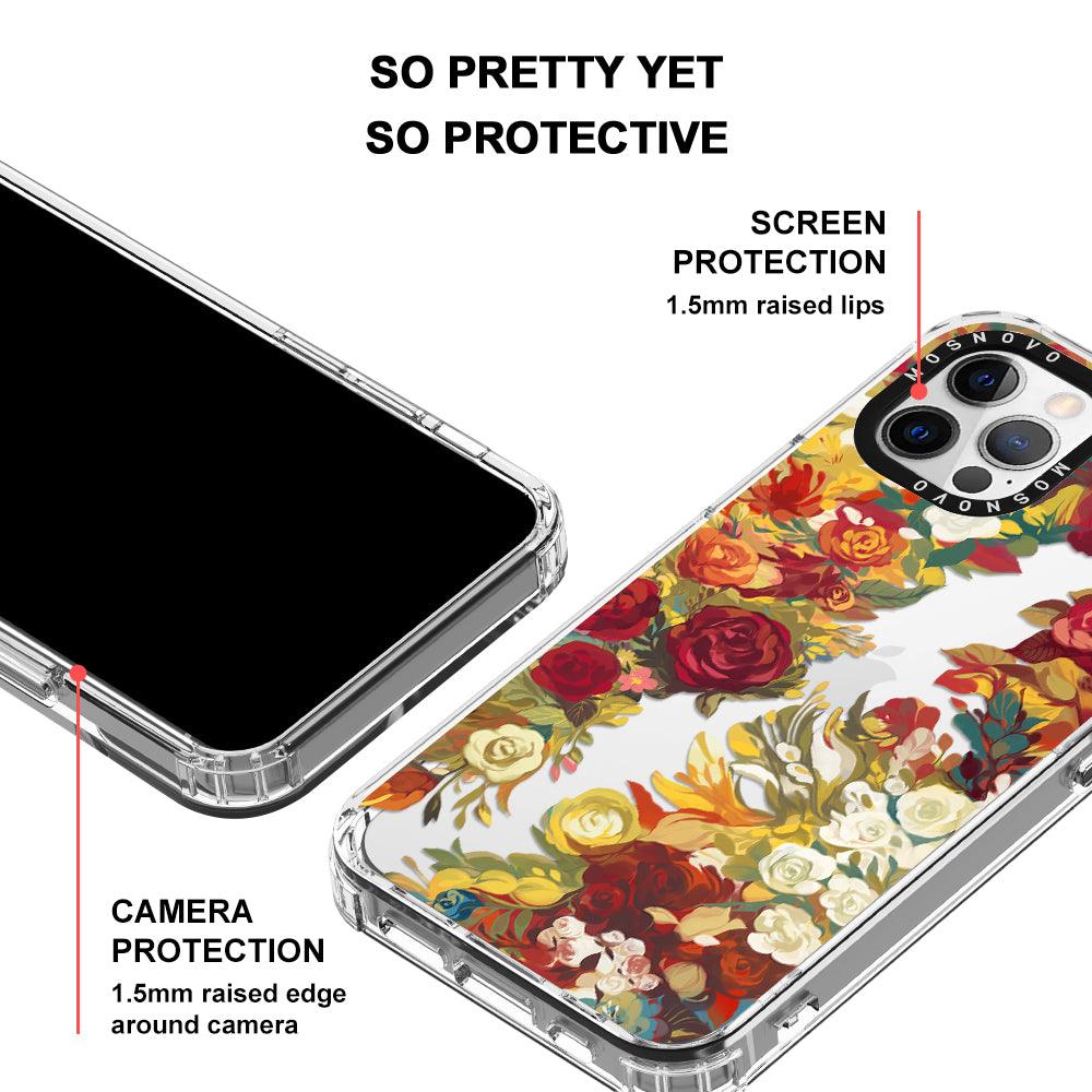 Vintage Flower Garden Phone Case - iPhone 12 Pro Max Case - MOSNOVO
