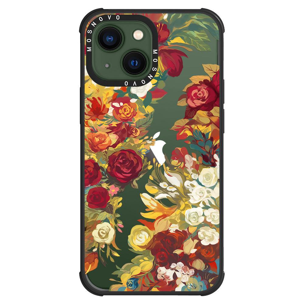 Vintage Flower Garden Phone Case - iPhone 13 Case - MOSNOVO