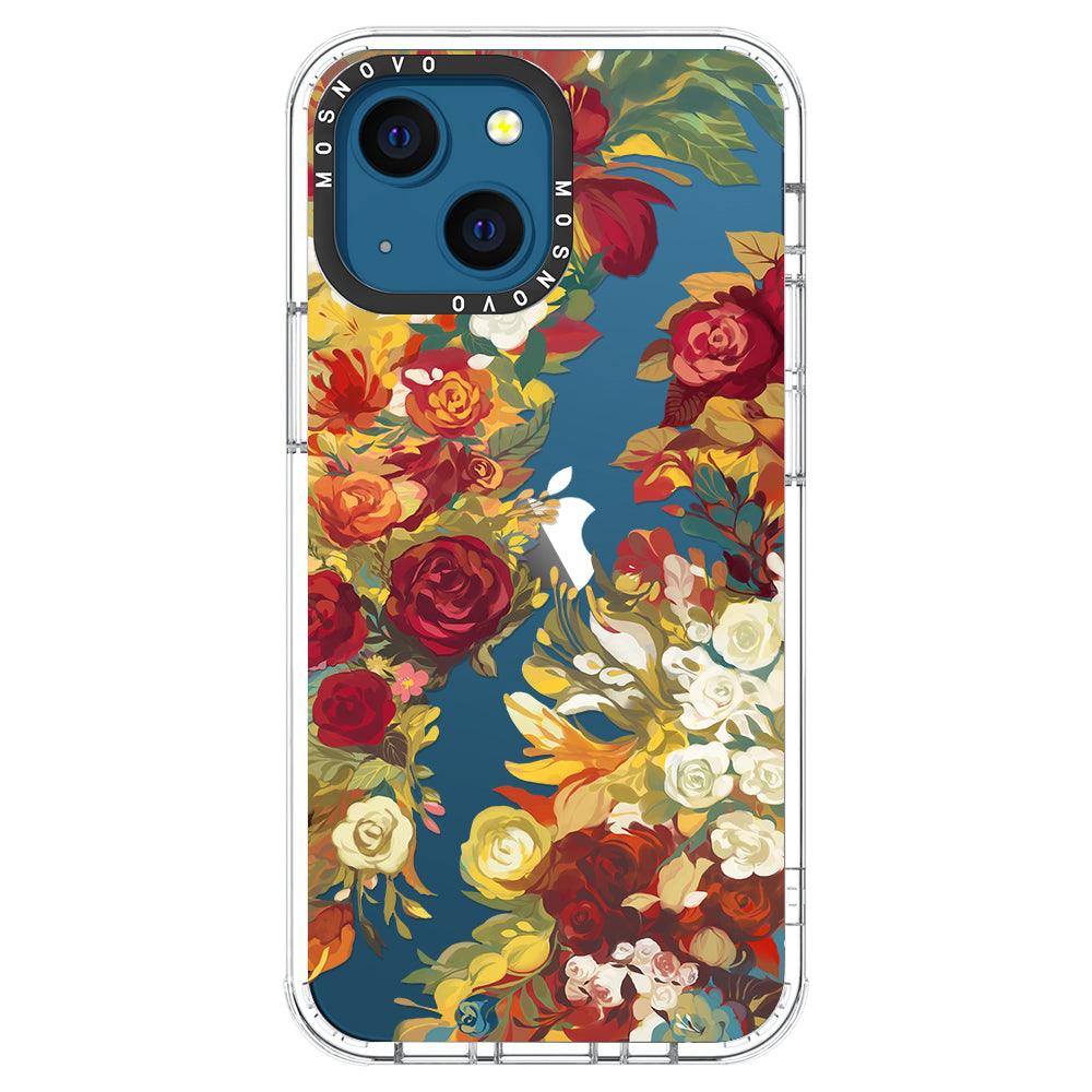 Vintage Flower Garden Phone Case - iPhone 13 Case - MOSNOVO