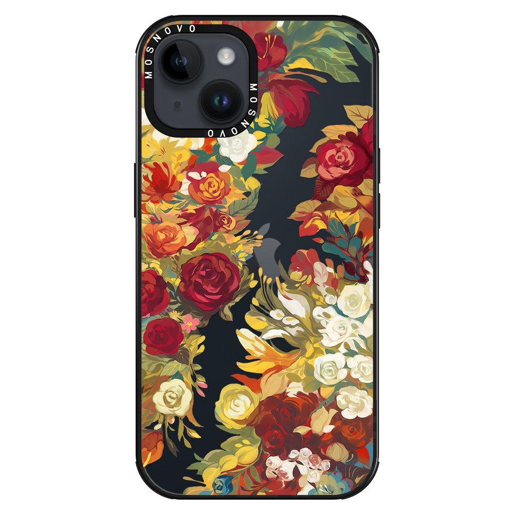 Vintage Flower Garden Phone Case - iPhone 14 Case - MOSNOVO