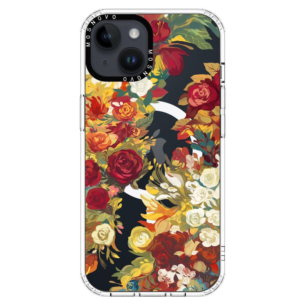 Vintage Flower Garden Phone Case - iPhone 14 Case - MOSNOVO