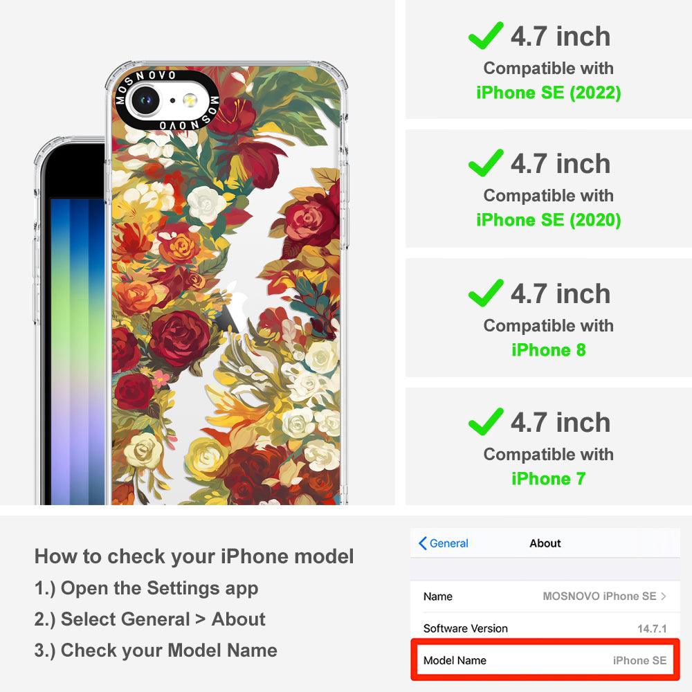Rose Bush Phone Case - iPhone SE 2020 Case - MOSNOVO