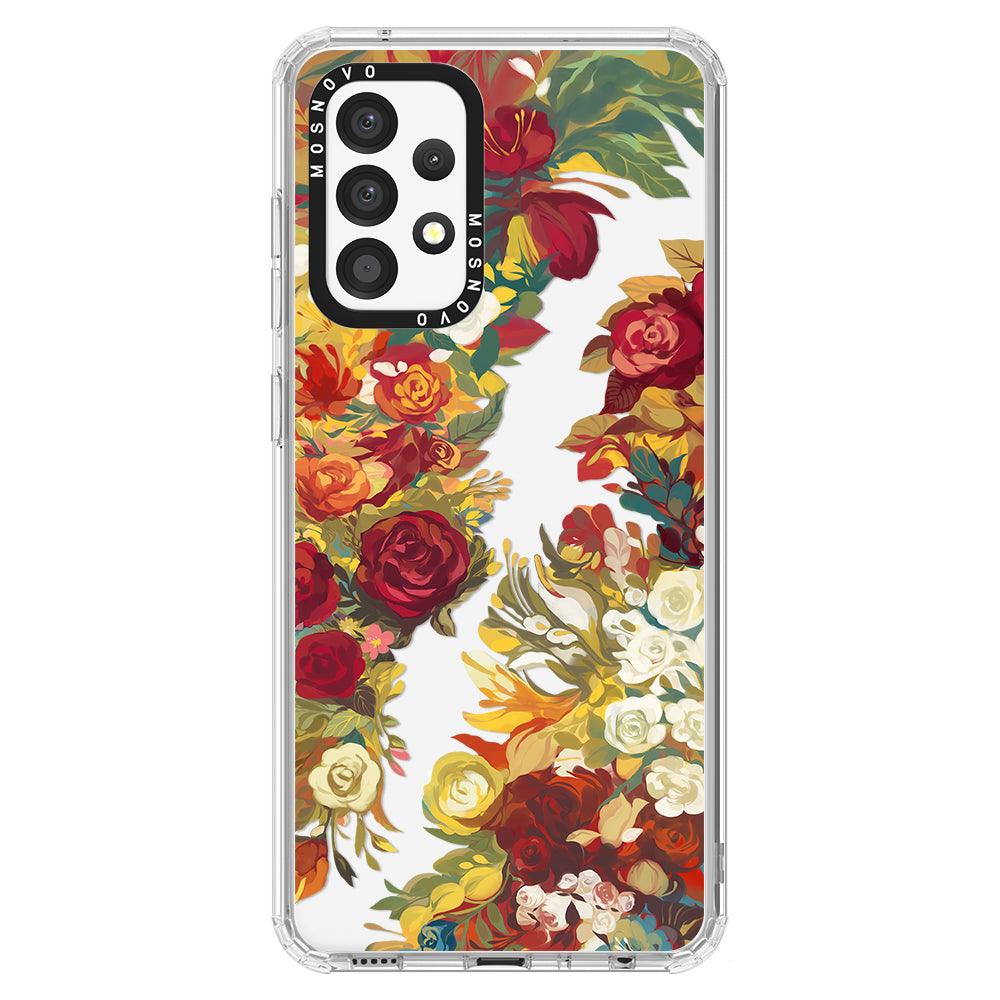 Vintage Flower Garden Phone Case - Samsung Galaxy A52 & A52s Case - MOSNOVO