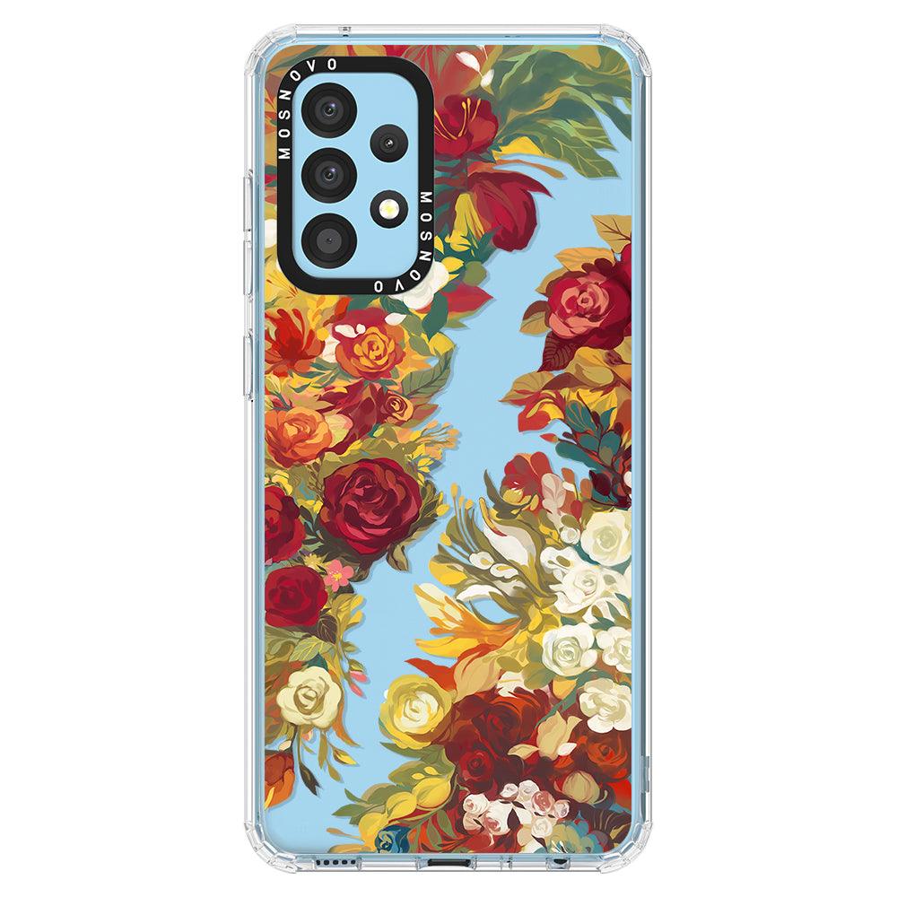 Vintage Flower Garden Phone Case - Samsung Galaxy A52 & A52s Case - MOSNOVO