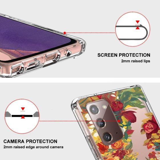 Rose Bush Phone Case - Samsung Galaxy Note 20 Case - MOSNOVO