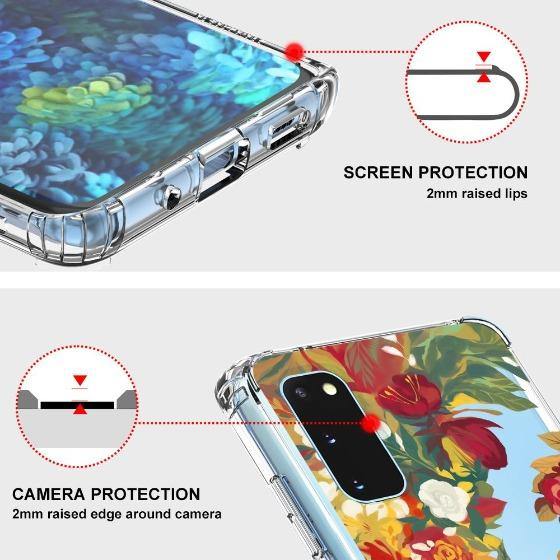 Rose Bush Phone Case - Samsung Galaxy S20 Case - MOSNOVO