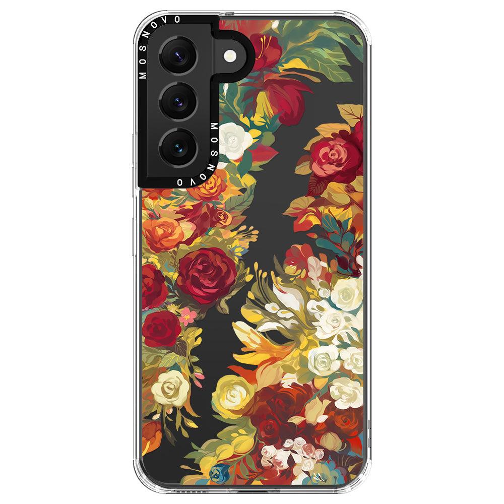 Vintage Flower Garden Phone Case - Samsung Galaxy S22 Plus Case - MOSNOVO