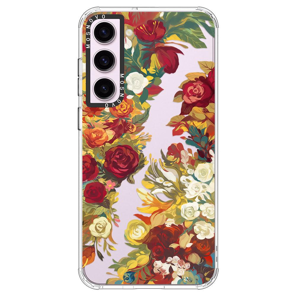 Vintage Flower Garden Phone Case - Samsung Galaxy S23 Case - MOSNOVO