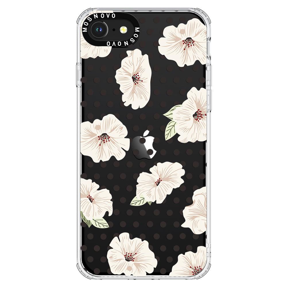 Vintage Hibiscus Flower Phone Case - iPhone 8 Case - MOSNOVO