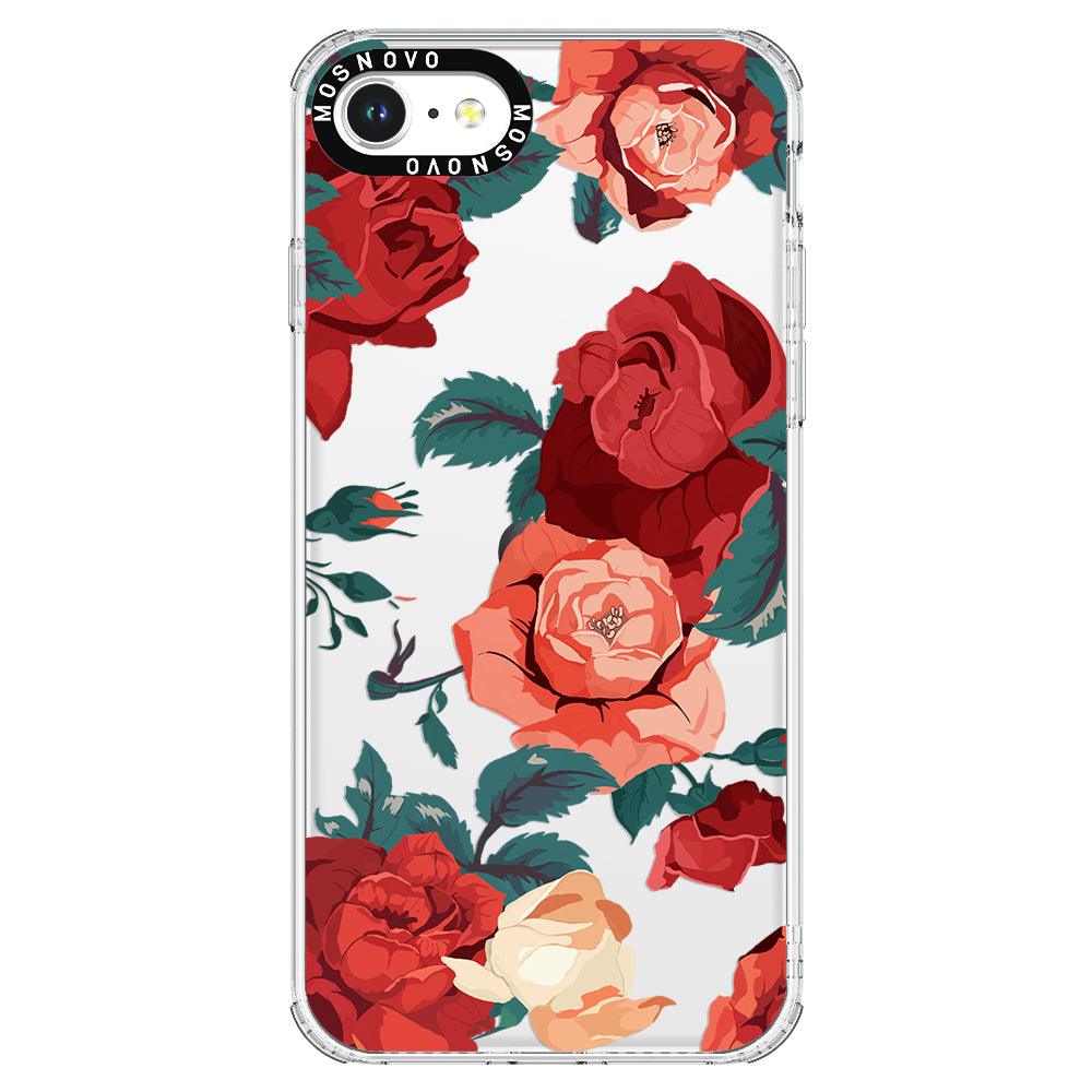 Red Roses Phone Case - iPhone 8 Case - MOSNOVO