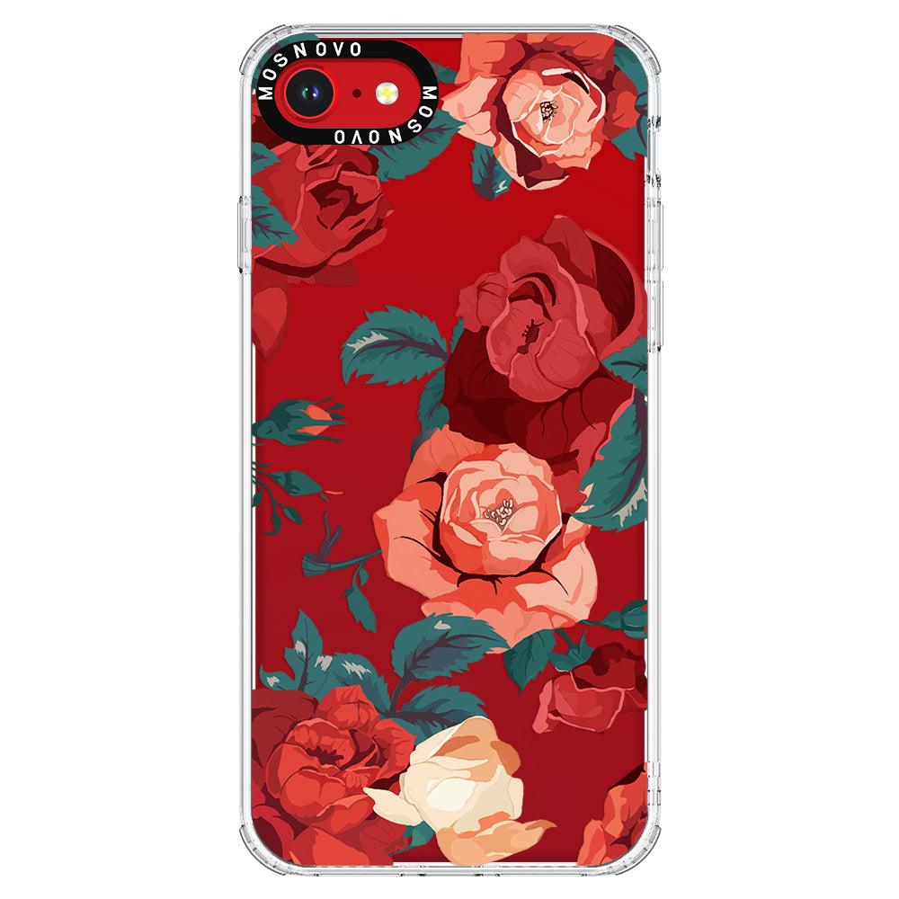 Red Roses Phone Case - iPhone SE 2020 Case - MOSNOVO