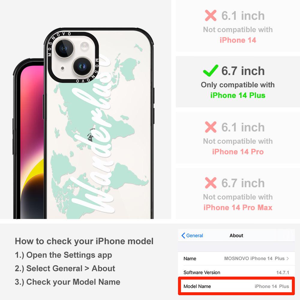 Wanderlust Phone Case - iPhone 14 Plus Case - MOSNOVO