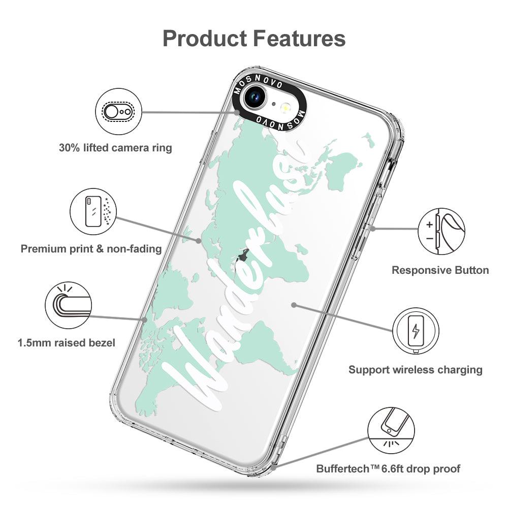Wanderlust Phone Case - iPhone SE 2020 Case - MOSNOVO