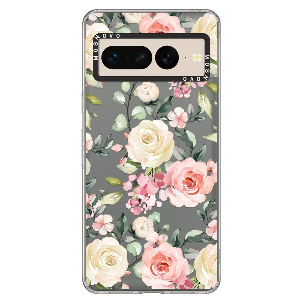 Watercolor Floral Phone Case - Google Pixel 7 Pro Case - MOSNOVO