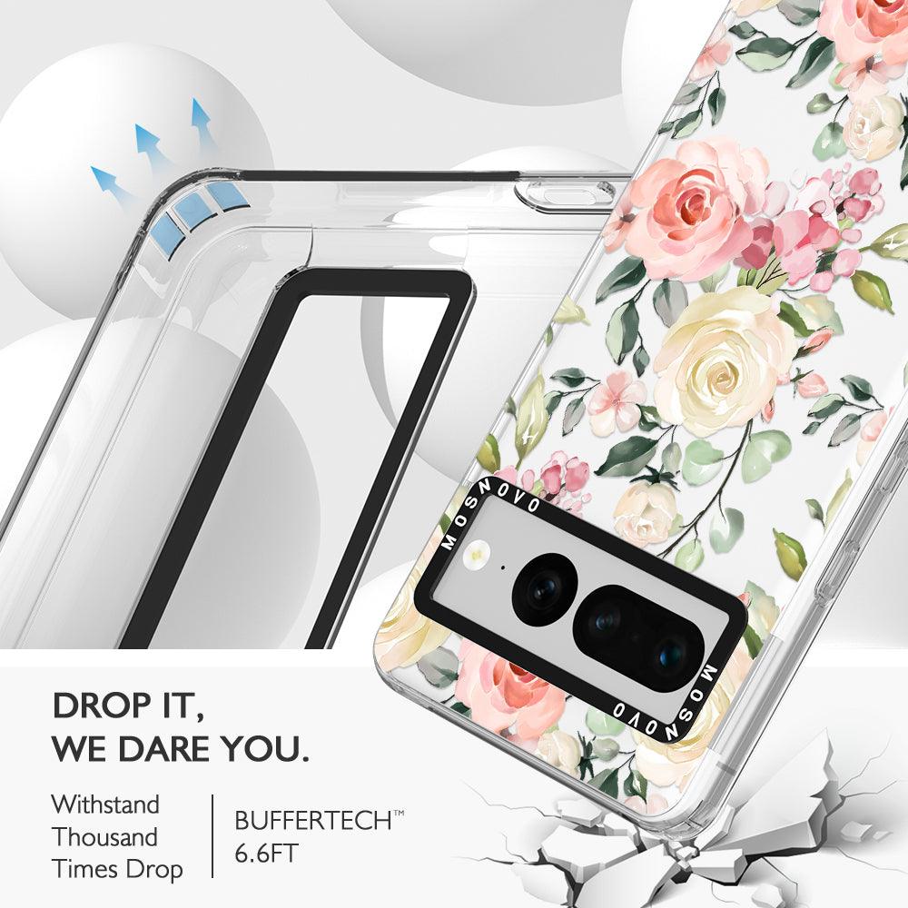 Watercolor Floral Phone Case - Google Pixel 7 Pro Case - MOSNOVO