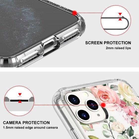 Watercolor Flower Floral Phone Case - iPhone 11 Pro Case - MOSNOVO